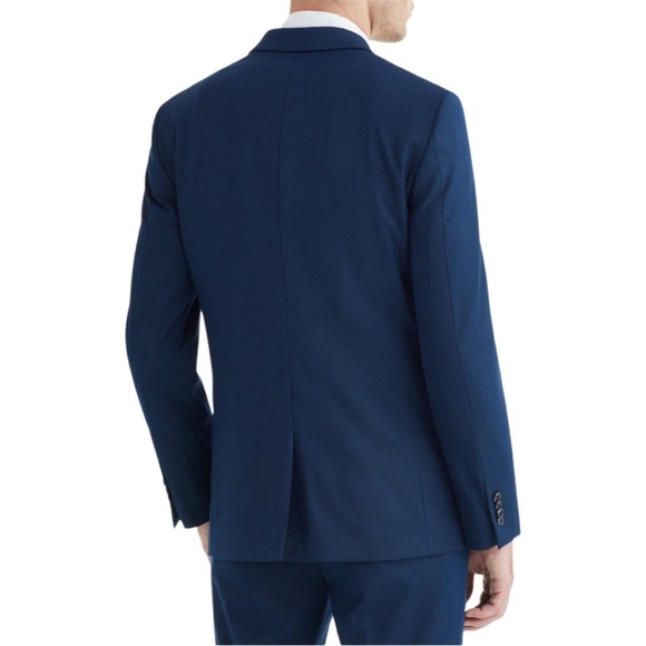 BEN SHERMAN Burge Bi-Stretch Two-Button Notch Lapel Blazer Sport Coat Blue - Picture 4 of 15